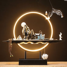 Load image into Gallery viewer, Moonlit Incense Burner Table Lamp
