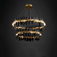 Load image into Gallery viewer, Ninda Tiered Round Chandelier
