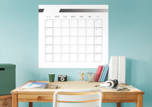 Carregar imagem no visualizador da galeria, Calendars: Minimal Modern One Month Calendar Dry Erase - Removable Adhesive Decal
