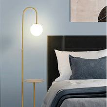 Load image into Gallery viewer, Okul Floor Lamp With Smart Side Table
