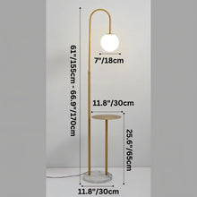 Load image into Gallery viewer, Okul Floor Lamp With Smart Side Table
