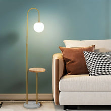 Load image into Gallery viewer, Okul Floor Lamp With Smart Side Table
