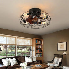 Load image into Gallery viewer, Oran Flushed Ceiling Light &amp; Fan
