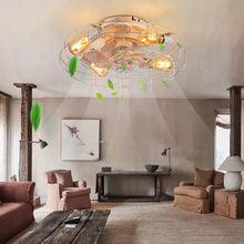 Carregar imagem no visualizador da galeria, Oran Flushed Ceiling Light &amp; Fan
