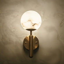 Carregar imagem no visualizador da galeria, Orbis Alabaster Wall Lamp
