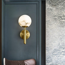 Load image into Gallery viewer, Orbis Alabaster Wall Lamp
