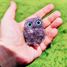 Load image into Gallery viewer, Amethyst Gem Owl
