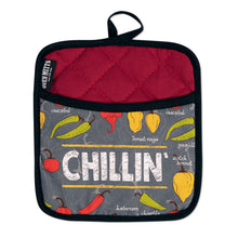 Carregar imagem no visualizador da galeria, Chillin&#39; Chillies Oven Mitts And Potholder Set
