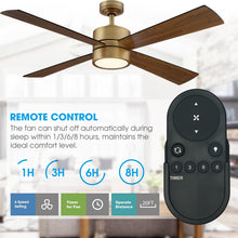 Carregar imagem no visualizador da galeria, Parrot Uncle 52&quot; Bucholz Industrial Downrod Mount Reversible Ceiling Fans with Integrated Lights and Remote Control
