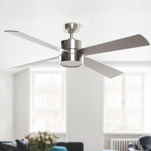 Carregar imagem no visualizador da galeria, Parrot Uncle 52&quot; Bucholz Industrial Downrod Mount Reversible Ceiling Fans with Integrated Lights and Remote Control
