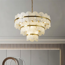 Load image into Gallery viewer, Patanga Alabaster Chandelier Light
