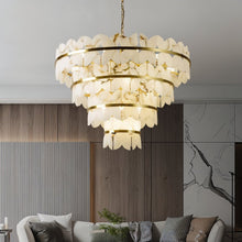 Load image into Gallery viewer, Patanga Alabaster Chandelier Light
