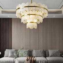 Load image into Gallery viewer, Patanga Alabaster Chandelier Light
