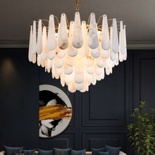 Load image into Gallery viewer, Patra Alabaster Chandelier Light
