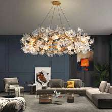 Load image into Gallery viewer, Petala Crystal Round Chandelier
