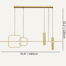 Carregar imagem no visualizador da galeria, Pharos Linear Chandelier
