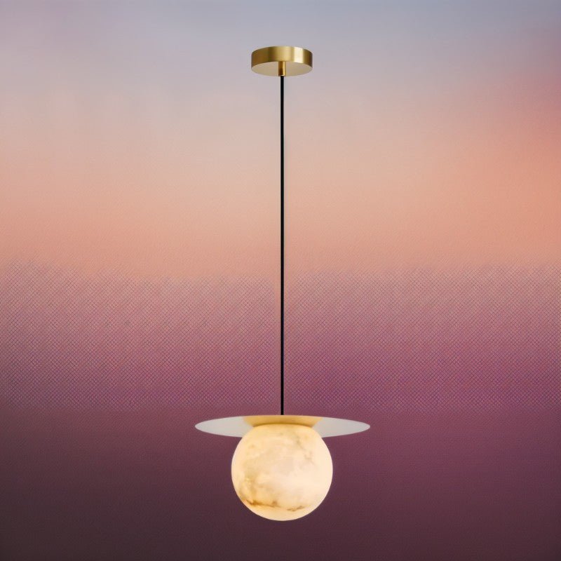 Pila Alabaster Pendant Light