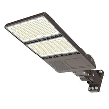 Load image into Gallery viewer, 320W LED Pole Light With Built In Dusk to Dawn Sensor, 5000K and 48,518 Lumens, AC100-277V, 0-10V Dimmable LED Parking Lot Light
