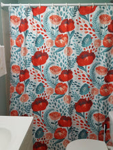 Load image into Gallery viewer, Poppy Garden Shower Curtain
