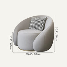 Load image into Gallery viewer, Pouf Accent Chair
