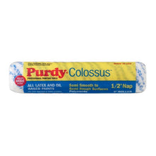 Carregar imagem no visualizador da galeria, PURDY Roller Cover Purdy Colossus Polyamide Fabric 9 in. W X 1/2 in. Paint Roller Cover 1 pk 716341400101
