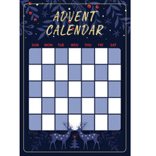 Carregar imagem no visualizador da galeria, Calendars: Blue Reindeer Dry Erase - Removable Adhesive Decal
