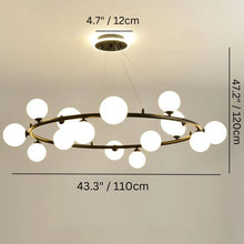 Carregar imagem no visualizador da galeria, Qilak Round Chandelier
