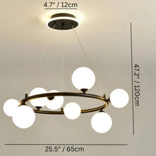 Carregar imagem no visualizador da galeria, Qilak Round Chandelier
