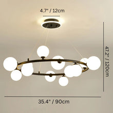 Carregar imagem no visualizador da galeria, Qilak Round Chandelier
