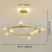 Cargar imagen en el visor de la galería, Qilak Round Chandelier
