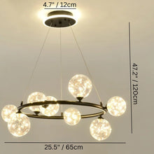 Carregar imagem no visualizador da galeria, Qilak Round Chandelier
