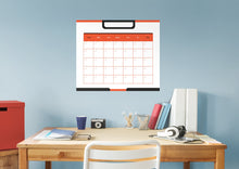 Carregar imagem no visualizador da galeria, Calendars: Upside Down Modern One Month Calendar Dry Erase - Removable Adhesive Decal
