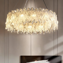 Load image into Gallery viewer, Rafahia Glass Crystal Chandelier
