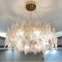 Cargar imagen en el visor de la galería, Rafahia Glass Crystal Chandelier
