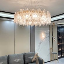 Load image into Gallery viewer, Rafahia Glass Crystal Chandelier
