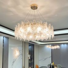 Load image into Gallery viewer, Rafahia Glass Crystal Chandelier
