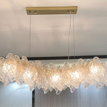 Load image into Gallery viewer, Rafahia Glass Crystal Chandelier
