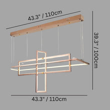 Cargar imagen en el visor de la galería, Ramiya Linear Chandelier
