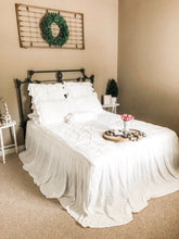 Load image into Gallery viewer, Ravello Pintuck Ruffle Skirt Bedspread Set
