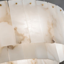 Load image into Gallery viewer, Regalis Alabaster Chandelier Light
