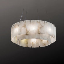 Load image into Gallery viewer, Regalis Alabaster Chandelier Light
