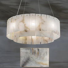 Load image into Gallery viewer, Regalis Alabaster Chandelier Light
