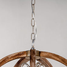 Carregar imagem no visualizador da galeria, Retha Brown 4-Light Caged Chandelier
