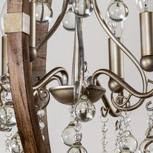 Carregar imagem no visualizador da galeria, Retha Brown 4-Light Caged Chandelier
