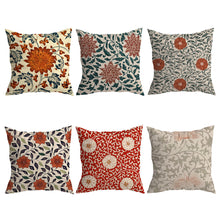 Load image into Gallery viewer, Retro Dahlia Cushion Covers
