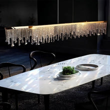 Load image into Gallery viewer, Rexana Crystal Linear Chandelier
