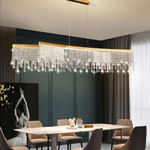 Load image into Gallery viewer, Rexana Crystal Linear Chandelier
