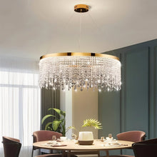 Carregar imagem no visualizador da galeria, Rexana Crystal Round Chandelier
