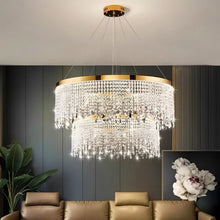 Cargar imagen en el visor de la galería, Rexana Crystal Tiered Chandelier
