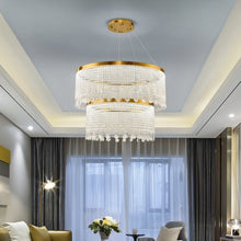 Cargar imagen en el visor de la galería, Rexana Crystal Tiered Chandelier
